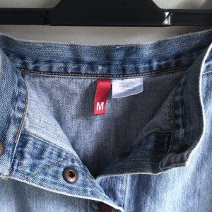 Divided by H&M Denim Mini Skirt Size Medium